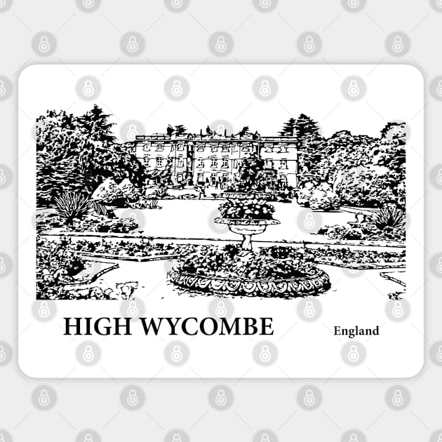 High Wycombe England Magnet by Lakeric